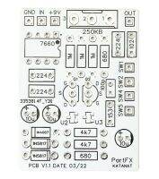 แผ่น PCB DIY Katana Boost (ไม่ลงอุปกรณ์)