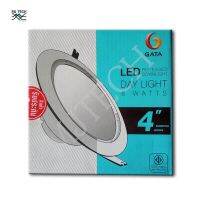 GATA โคมไฟ RECESSED DOWNLIGHT LED 4 นิ้ว ขอบขาว 8W (แบบกลม) Daylight(แสงสีขาว)