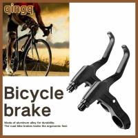 QINGQ เบรกมือน้ำหนักเบาสามารถปรับได้จักรยานเสือภูเขาเบรกจักรยาน V-Brake 1คู่