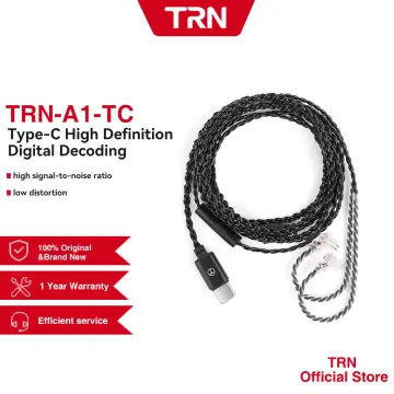 TRN Cable T2 16 Core Silver Plated CABLE HIFI Upgrade Cable MMCX/2Pin  Connector For TRN V90 BA5 V80 T2 C10 C16 ZS10 AS10 S2