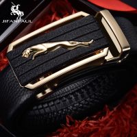 JIFANPAUL NEW Mens Belt Business Automatic Buckle Leather Belt Head Layer Cowhide Belt Youth Belt Men luxury designer Belts