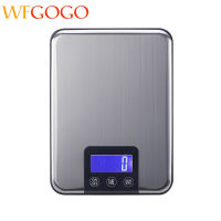 WFGOGO 5kg1g LCD Display Kitchen Scales Stainless Steel High Precision Electronic Scales Grams Weighing Baking Scale