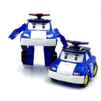 Acion ฟิกเกอร์6รูปแบบ Robocar ของเล่นแปลงร่างรถหุ่นยนต์เกาหลีรถดับเพลิงคู่มือการเปลี่ยนรูปเด็กของขวัญสำหรับเด็ก