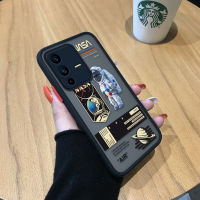 เคสโทรศัพท์ V23 Vivo 5G Samsung กาแล็คซี่ S23 5G S23 5G + 5G Vivov23 5G สร้างสรรค์ NASA America Space NASA America เคสใส่โทรศัพท์มีน้ำค้างแข็งโปร่งใสเคสป้องกันกล้องคลุมทั้งหมด