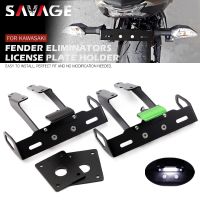 License Plate Holder LED Light For KAWASAKI Z650 NINJA 650 2017 2022 Z 650 Motorcycle Accessories Tail Bracket Fender Eliminator