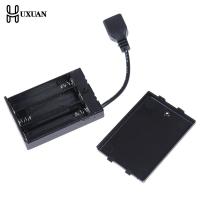 DC4.5V Portable Mini AA Battery Holder Storage Case USB Power Supply Battery For 5050 3528 2835 LED Strip Lights