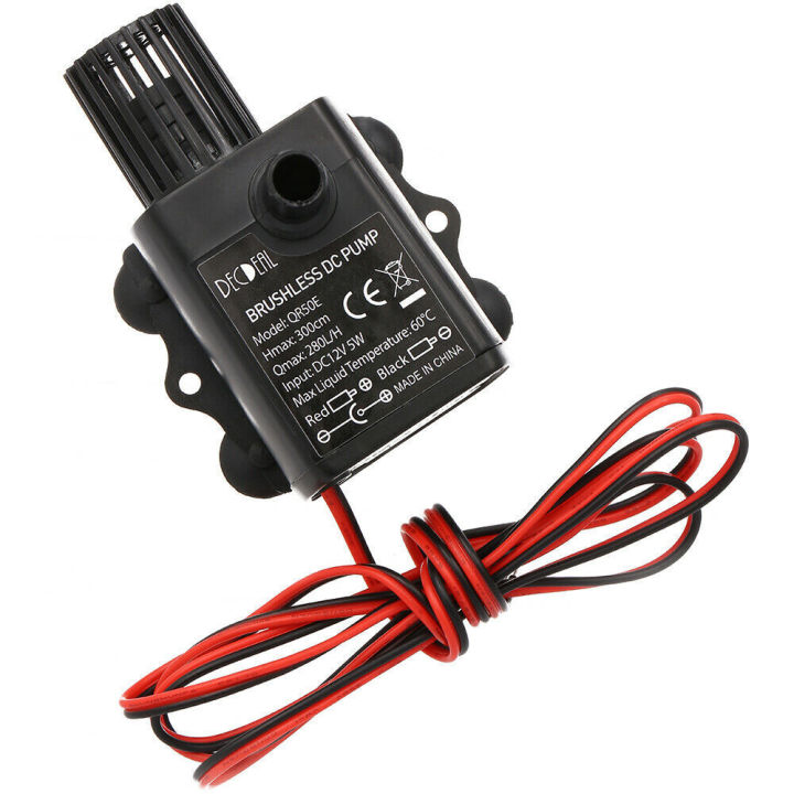 12v-5w-for-pump-water-tank-fish-brushless-submersible-280l-h