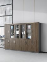 ☃✕✢ File cabinet wooden simple modern file information locker bookcase with office