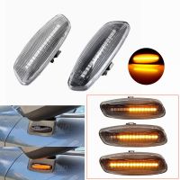 2Pcs Dynamic LED Side Marker Lights 12V Flowing Turn Signal Light Blinker For Citroen C3 C4 C5 DS3 DS4 for Peugeot 207 308 3008 Bulbs  LEDs HIDs