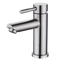 ✳ Stainless Steel Basin Faucet Bathroom Sink Faucets Hot Cold Water Mixer Taps Single Handle Hole Toilet Sink Tap Deck Mounted