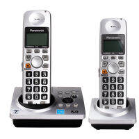 Panasonic KX-TG1031S โทรศัพท์ไร้สาย แบบโทร 4 ทาง DECT 6.0 PLUS พร้อมแสดงหมายเลขผู้โทร การรอสาย และลำโพง 2 เฮดเซต