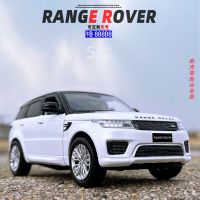 JKM 1/32 Range Rover ไฟเสียงปิดโมเดลรถเหล็กสปอร์ต SUV ชุดของเล่นเด็กรถของขวัญ