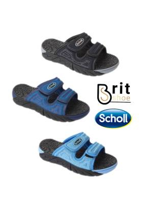 Scholl Cyclone Denim 1U-2707 รองเท้าแตะscholl รองเท้าแตะหญิง รองเท้าแตะชาย