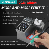 AIFEN อุปกรณ์เชื่อมสายไฟ A9ใช้กับหัวเครื่องเชื่อมเหล็ก JBC C210/C245/C115ที่จับสถานีงานเชื่อมแก้ไขอิเล็กทรอนิกส์ไร้สารตะกั่ว