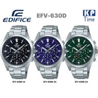 Casio Edifice นาฬิกาข้อมือผู้ชาย โครโนกราฟ สายสแตนเลส รุ่น EFV-630D ของแท้ ประกัน CMG