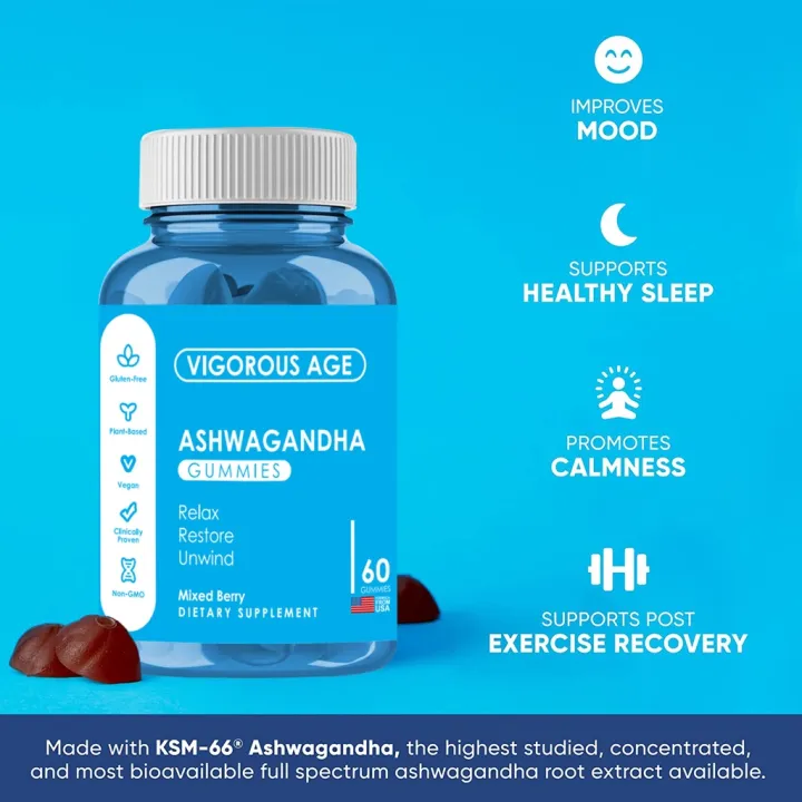 emotional Health Vitamin Gummy Goli Ashwagandha Gummies and Sleep Aid