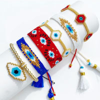 Go2boho 2021 Evil Eye celet For Women Accessories Miyuki Beads celets Handmade Woven Unique Jewelry Gifts Tassel Pulseras