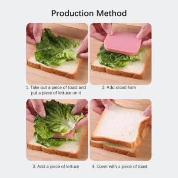 Sandwich Cutter And Sealer Set, For Diy Crust-free Pocket Sandwich