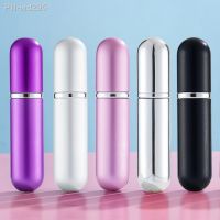 【YF】✙▥◑  5/10PCS 5ml Refillable Perfume Bottle Aluminum Spray with Atomizer Bottles