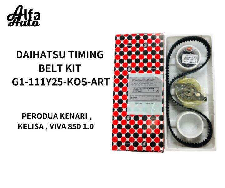 Timing Kit Set Timing Belt Set G1111Y25KOSART For Perodua Kenari Perodua Kelisa Viva 850 1.0
