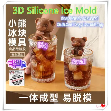Ice Cube Mold Silicone Cute Animal Ice Cube Mold Abrasive 3D Ice