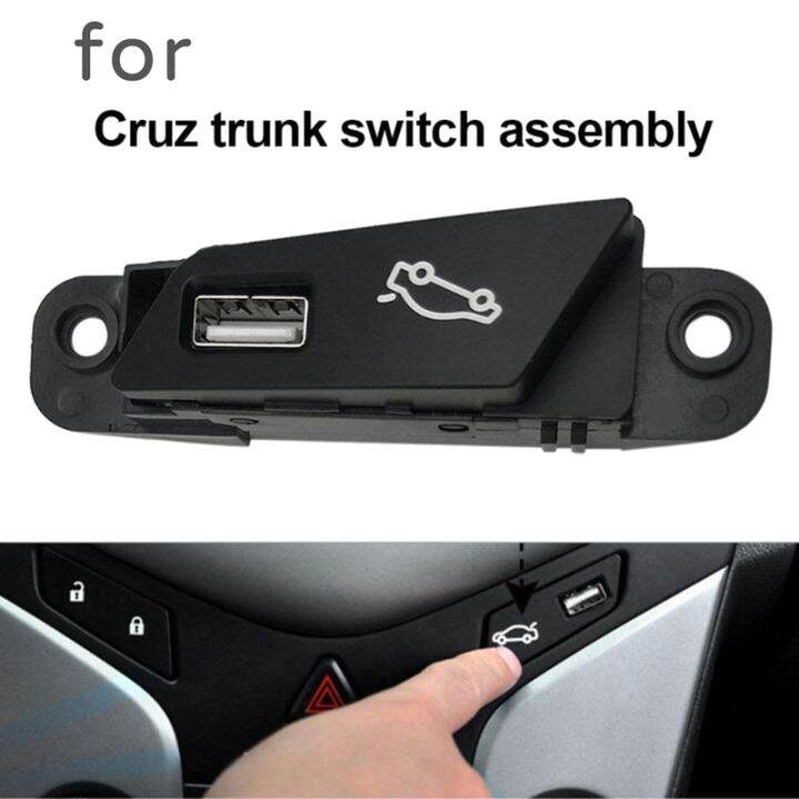 Car Trunk Switch Button with USB Port Assembly for Chevrolet Cruze 2009