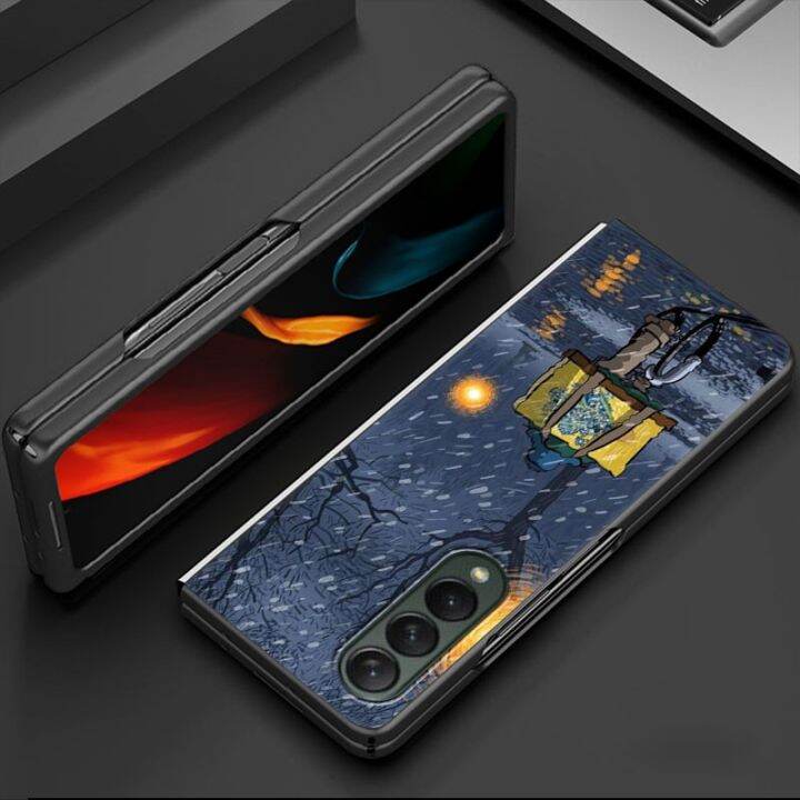 shine-electron-เคสที่ใส่สำหรับซัมซุง-galaxy-z-fold3-zfold3-z-fold4-zfold4-5g-สีดำ-เคสกันกระแทก