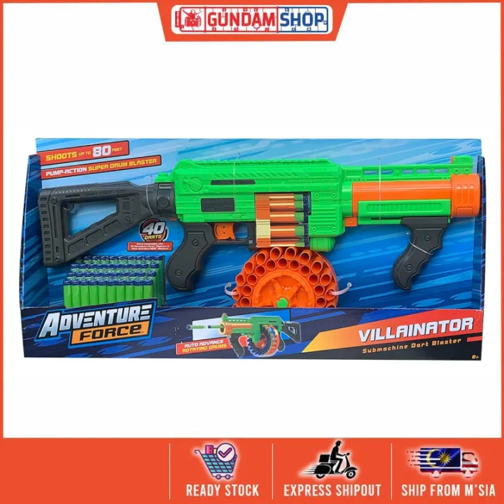 Dart Zone Villainator Submachine Dart Blaster Lazada