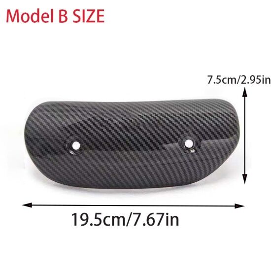 Bộ bảo vệ ống xả xe máy bws 125 yamaha bộ khuếch đại ống xả hệ thống ống xả - ảnh sản phẩm 3