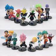 ETDISP 16pcs set Super Mô hình Super Saiyan Z Son Goku Son Gohan Hoạt hình