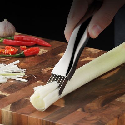 430 Stainless Steel Scallion Cutter Onion Knife  Kichen Accessories cooking tools  kitchen gadgets 2020