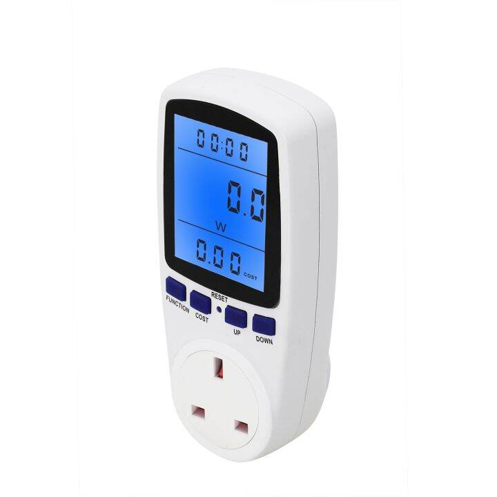 british-standard-back-blue-light-power-metering-socket-multi-function-power-monitor-intelligent-billing-socket-meter