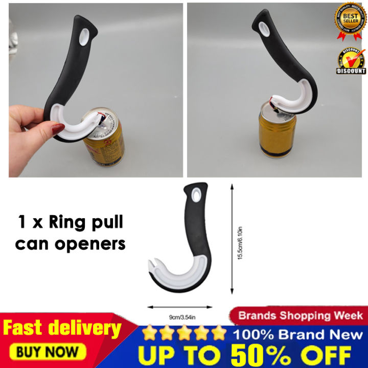 Easy Open Ring Pull Can Opener Easy Grip Cans Tins Opener Ring