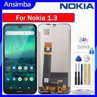 จอ LCD แบบดั้งเดิม Ansimba สำหรับ Nokia 1.3ชิ้นส่วนจอสัมผัสแอลซีดีของเครื่องแปลงดิจิทัลอะไหล่สำหรับโนเกีย1.3หน้าจอแสดงผลพร้อมเครื่องมือฟรี