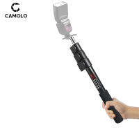 P264Bs ขาตั้งกล้องมืออาชีพ Selfie Stick อลูมิเนียม Monopods สำหรับศัพท์มือถือไมโครโฟนการ์ดกล้องไฟ Led