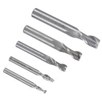 2ขลุ่ยก้านตรง End Mill เหล็กดอกสว่าน Cnc เครื่องตัดมิลลิ่งเครื่องมือบดเครื่องตัดเครื่องมืออุปกรณ์เสริม4/6/8/10/12มม.