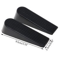 xfcbf1Pc Non-Slip Door Buffers Stopper Door Wedge Shaped Plastic Door Stops For Office Home Baby Safe Floor Door Stopper