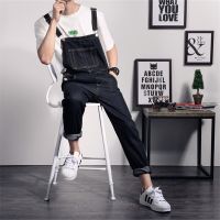 CODyx648 Mens overalls Mens Distressed Jeans Ripped Jumpsuit Denim Overalls Men Cargo Pants with Suspenders Denim Bib Overalls For Men