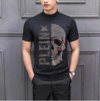 Newest 2021 Mens Fashion Rhinestone Christmas Sweater Short sleeve top quality Hot drill men gift Sweaters