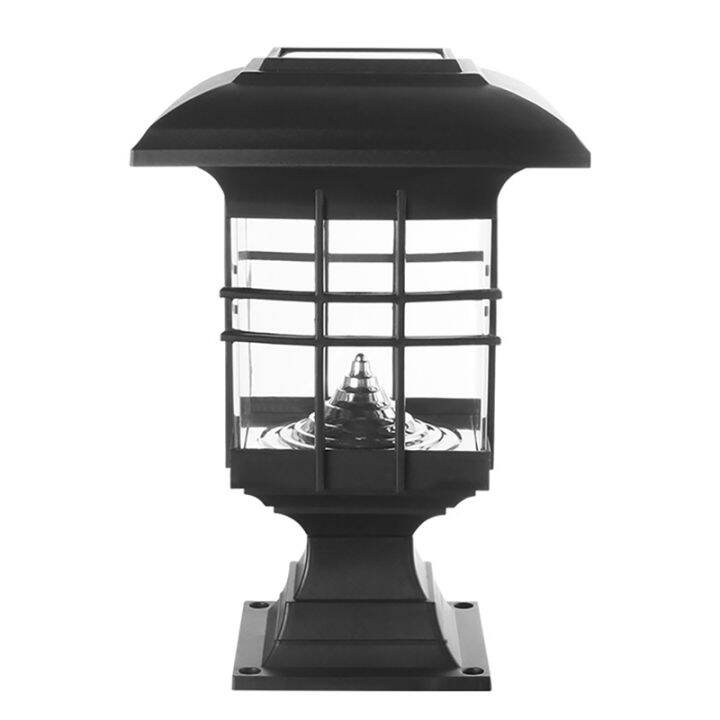 solar-post-column-lamp-waterproof-landscape-garden-solar-light-led-outdoor-post-deck-cap-column-fence-lamp