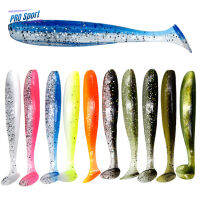 PRO 10ชิ้น/ล็อต Soft Lures เหยื่อซิลิโคนสำหรับตกปลาตกปลาทะเล Pvc Swimbait Wobblers ประดิษฐ์ Tackle