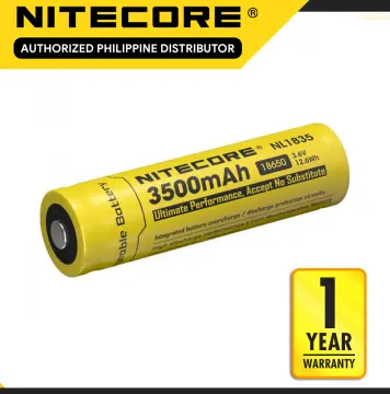 Nitecore NL1836HP 3600mAh Rechargeable 18650 Battery