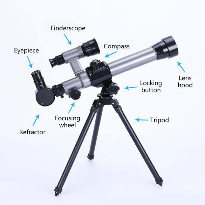 telescope-for-kids-20x-30x-40x-astronomical-telescope-with-foldable-tripod-adjustable-finderscope-for-schools-education-concerts-observation-kits-with-compass-practical