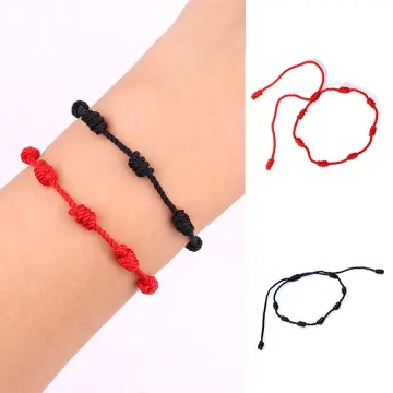 Thread on sale knot bracelet