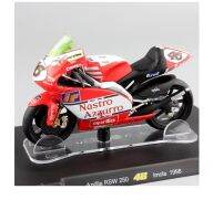 โมเดลรถมอเตอร์ไซค์  Aprilia RSW 250 VR46 Imola 1998 ทำจากเหล็ก สัดส่วน 1:18