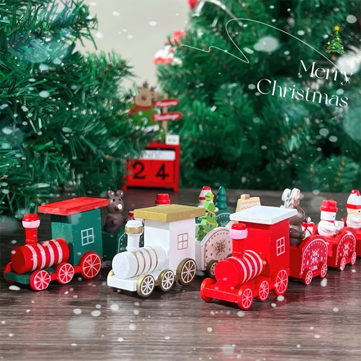 yohei-ของเล่นรถไฟไม้-ของตกแต่งปีใหม่และคริสต์มาส-christmas-train-ของขวัญคริสต์มาส-รถไฟคริสต์มาส-ตกแต่งคริสมาส