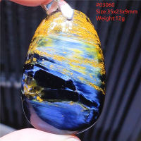 Natural Blue Pietersite Pendant Necklace Women Men Yellow Pietersite Namibia Rare Pendant Necklace Jewelry AAAAAA