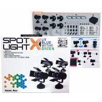 ไฟ Spot​ Light​ XLED​ [MOMOKO]​ 4สี​ UV/BLUE/WITHE/GREEN