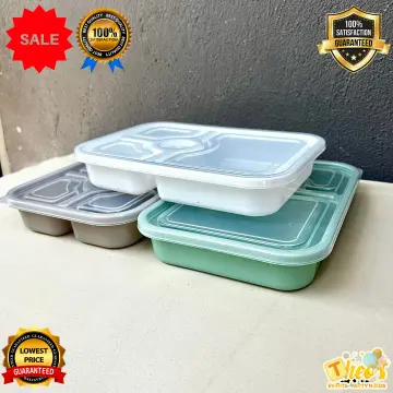 30pcs Disposable Lunchbox Plastic Japanese Eco-friendly Bento Box