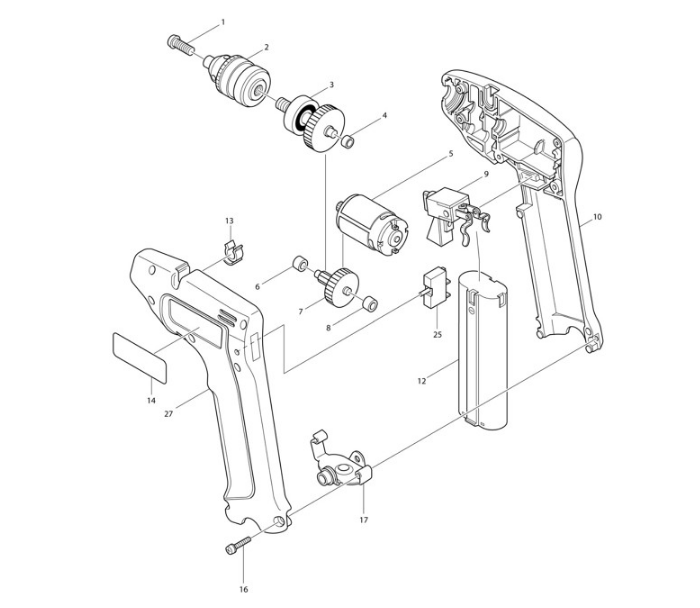 สวิทช์-สว่านไร้สาย-maktec-mt066-mt067-mt067sk-makita-6010dw-6010d-pn-650565-8-แท้